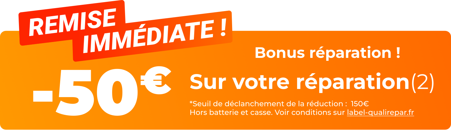 Bonus réparation Qualirepar !